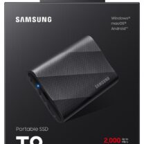 Samsung T9 4TB Mini USB 3.2 Gen 2.2 Type C Siyah Taşınabilir SSD MU-PG4T0B/WW